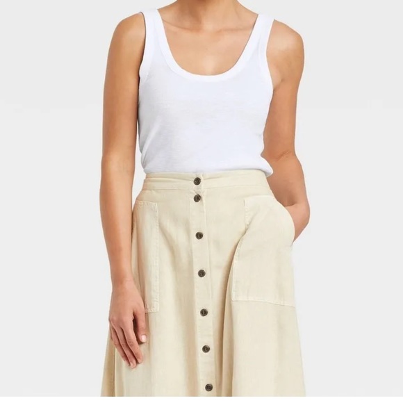 Universal Thread Tops - Universal Thread Women’s White Tank Top XL